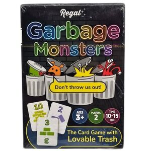 Regal Games Garbage Monsters Card Game Kids Counting Sequencing Sealed